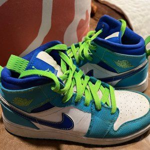 AIR JORDAN 1 MID SE GS 'SPRITE'-USED